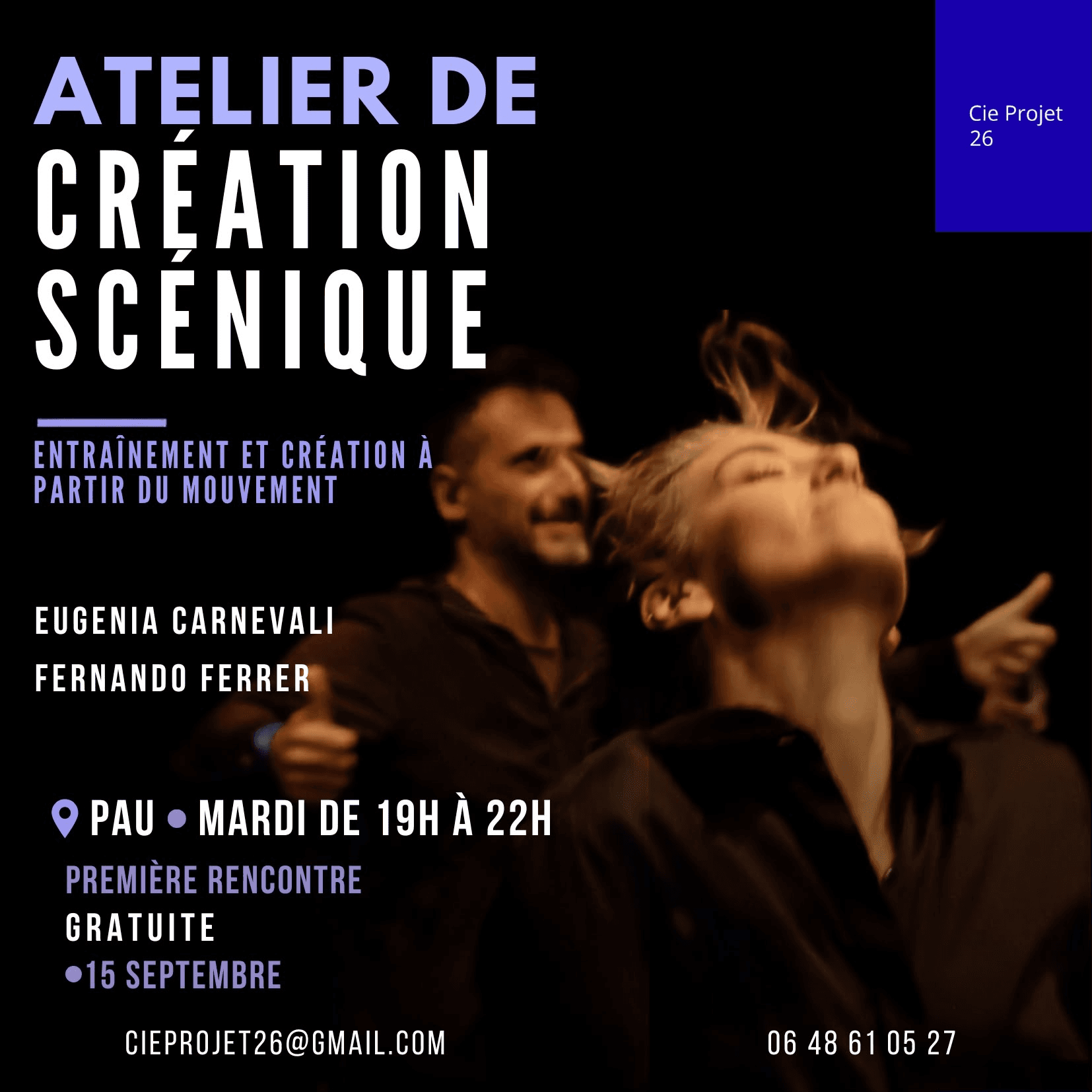 ATELIER DE CRÉATION SCÉNIQUE